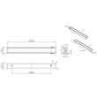 Kép 2/2 - Furnipart Track szálcsiszolt sárgaréz bútorgomb 32 mm 457020032-31