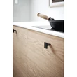 Kép 2/2 - Furnipart Transit matt fekete bútorgomb 16mm 550720016-99