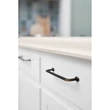 Kép 2/2 - Furnipart U-Turn antik barna bútorfogantyú 160mm 540760160-23