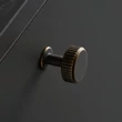 Kép 2/6 - Furnipart Villa Round antik barna bútorgomb 552920030-23