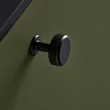 Kép 2/5 - Furnipart Villa Round fegyverszürke bútorgomb 552920030-74