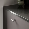 Kép 2/3 - Furnipart Villa T fényes nikkel bútorgomb 50 mm 553030050-06