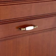 Kép 5/7 - Giusti fehér porcelán - antik patina bútorfogantyú FG.M010100D1G