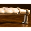 Kép 5/6 - Giusti mintás fehér porcelán - ezüst bútorfogantyú FG.M03010515G