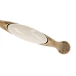 Kép 4/9 - Giusti fehér porcelán - antik patina bútorfogantyú FG.M160100D1G
