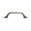 Kép 2/7 - Giusti fehér porcelán - antik fekete bútorfogantyú FG.M770100C2G