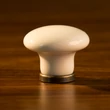 Kép 5/7 - Giusti fehér porcelán + antik patina bútorfogantyú gomb FG.P040100D1G