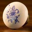 Kép 1/3 - Giusti mintás fehér porcelán - antik patina bútorfogantyú