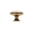 Kép 3/6 - Giusti mintás fehér porcelán - antik patina bútorfogantyú gomb FG.P7701Q1D1G