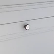 Kép 6/7 - Giusti mintás fehér porcelán - sötétbarna bútorfogantyú gomb FG.P7701Q6R7G