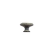 Kép 2/7 - Giusti fehér porcelán - antik fekete bútorfogantyú gomb FG.P880100C2G