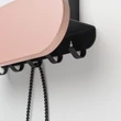 Kép 2/6 - Studio Font POP blush fali akasztó/kulcstartó