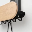 Kép 2/6 - Studio Font POP LONG oak fali akasztó/kulcstartó