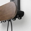 Kép 2/6 - Studio Font POP LONG walnut fali akasztó/kulcstartó