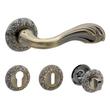 Kép 2/2 - Bussare Classic Antigo antik bronz körrozettás kilincsgarnitúra A-38-20