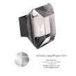 Kép 1/3 - Glass Design DIAMOND víztiszta üveg / fényes króm bútorfogantyú 50 x 50 mm DIAMPULL50T01F4