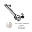 Kép 1/3 - Glass Design M510 matt üveg / szálcsiszolt nikkel 90 mm bútorfogantyú M510S01F13CF64
