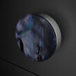 Kép 1/2 - Glass Design PERLA Tondo fekete gyöngyház / fényes króm bútorfogantyú Ø 30mm