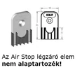 Kép 2/2 - Maestro Asdromax automata küszöb - ajtólapba marható, légzáró, füstgátló, fényzáró,tűzgátló, hanggátló