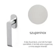 Kép 1/3 - Olivari Beta szuperinox ablakfélkilincs