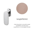 Kép 1/3 - Olivari Conca szuperbronz ablakfélkilincs