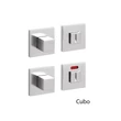 Kép 3/5 - Cubo WC rozetta és WC visszajelzős rozetta