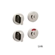Kép 1/4 - Olivari Link fényes szupernikkel WC alsó körrozetta H200V6