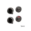 Kép 4/5 - Olivari Edison szuperantracit gomb garnitúra ∅ 60 mm P146 US