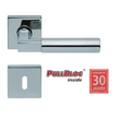 Kép 1/7 - Scoop 1016 Bauhaus polírozott inox kilincsgarnitúra PullBloc mechanikával