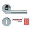 Kép 1/7 - Scoop 1016 Bauhaus polírozott inox kilincsgarnitúra PullBloc mechanikával