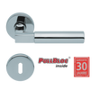 Kép 1/7 - Scoop 1016 Bauhaus polírozott inox kilincsgarnitúra PullBloc mechanikával