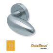 Kép 1/7 - Scoop 1066 Boby inox kilincsgarnitúra SlideBloc mechanikával