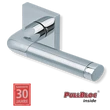 Kép 1/7 - Scoop 1101 Duo polírozott inox kilincsgarnitúra PullBloc mechanikával