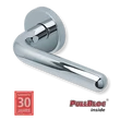 Kép 1/7 - Scoop 1200 Image II polírozott inox kilincsgarnitúra PullBloc mechanikával