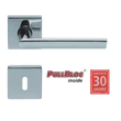 Kép 1/7 - Scoop 1108 Jade polírozott inox kilincsgarnitúra PullBloc mechanikával