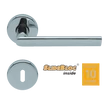 Kép 1/7 - Jade I 1108 SB polírozott inox körrozettás kilincsgarnitúra