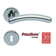 Kép 1/7 - Scoop 1084 Prima PB polírozott inox körrozettás kilincsgarnitúra