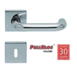 Kép 1/7 - Scoop 1104 Rondo polírozott inox kilincsgarnitúra PullBloc mechanikával