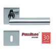 Kép 1/7 - Scoop 1106 Thema polírozott inox kilincsgarnitúra PullBloc mechanikával