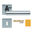 Kép 1/7 - Scoop 1106 Thema polírozott inox kilincsgarnitúra SlideBloc mechanikával