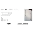 Kép 3/3 - Viefe ARA fogantyú  96 mm, fém, szálcsiszolt (inox hatású)