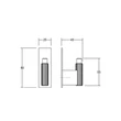 Kép 3/3 - Viefe ARPA PLATE alumínium fogas, inox 7036025L24EI