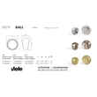Kép 3/3 - Viefe BALL gomb fogantyú, 24 mm, fém, fényes króm
