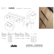 Kép 2/3 - Viefe CURVE fogantyú  32 mm, alumínium, eloxált