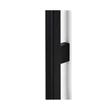 Kép 3/10 - Viefe DUO Big frontról szerelhető fogantyú, 480/960mm, fém-fa, matt fekete - fekete 0668960NM2M2