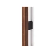 Kép 3/10 - Viefe DUO Big frontról szerelhető fogantyú, 480/960mm, fém-fa, csiszolt láva szürke - dió 0668960NM2717