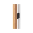 Kép 3/10 - Viefe DUO Big kétoldalról szerelhető szett, 480/960mm, fém-fa, csiszolt láva szürke - tölgy 0670960NM2716