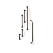 Kép 3/6 - Viefe FIRM fogantyú 160 mm, fém, texturált fekete