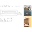 Kép 4/4 - Viefe FLAPP fogantyú 32 mm, fa, tölgy