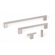 Kép 2/5 - Viefe GRAF mini fogantyú gomb, 10 mm, fém, szálcsiszolt (inox hatású)